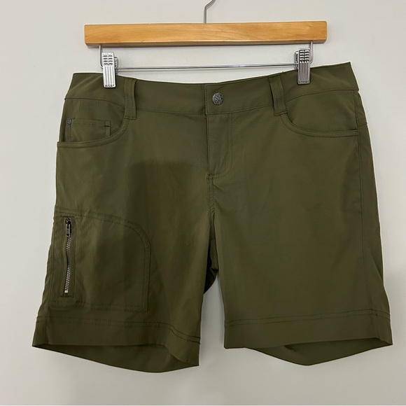 Prana Pants - NWT Prana Women’s Hazel Green Cargo Shorts Mid Rise Relaxed Fit